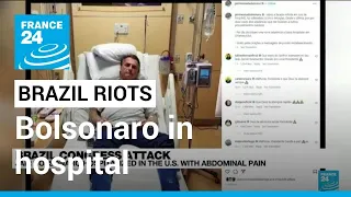 Bolsonaro admitted to Florida hospital as 1,500 of his supporters detained in Brasilia • FRANCE 24