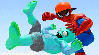 Scary Teacher 3D videos -  SpiderNick Saves Tani from Robbers and Zombie in Exciting Encounter