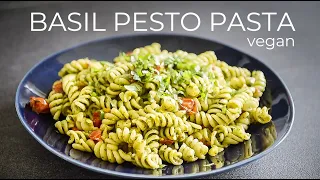 EASY Basil Pesto Pasta Recipe | How to make FRESH PESTO!