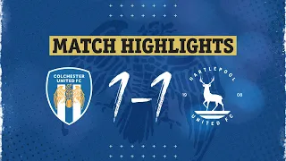 Highlights | Colchester United 1-1 Hartlepool United