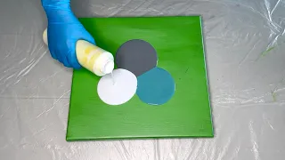 (39) Mysterious Cloudy Effect Acrylic Pouring with Cells | Easy Acrylic Painting | Art Journey