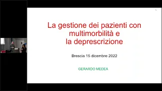 GESTIONE DEL PAZIENTE IN POLITERAPIA. IL PERCORSO DI DEPRESCRIBING