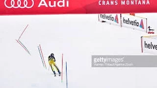 Горные лыжи. World Cup 2016/17. Crans Montana. Ladies' Alpine Combined. Слалом.