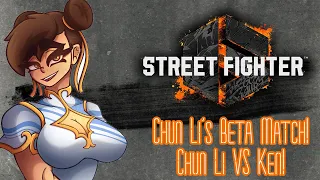 Chun Li's Thicc Kiccs Return! SF6 Beta! Chun-Li vs Ken! Online Match!