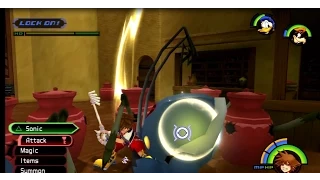 Kingdom Hearts 1 Final mix  part 17 Agrabah mini boss battle
