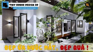 🆗 TÔI chưa từng thấy căn NHÀ VƯỜN NÀO ĐƠN GIẢN MÀ ĐẸP THẾ NÀY | Tiny House design