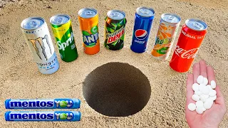 Coca Cola, Fanta, Pepsi, Sprite, Yedigün, Monster, Mtn Dew and Mentos Underground