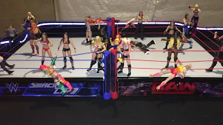 WWE 2 Rings WOMENS BATTLE ROYAL / Raw vs Smackdown   / Aug, 2018