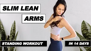 ARM WORKOUT FOR WOMEN | Lean Slim Toned Arms In 14 Days | Lose Arm Fat, Beginner Friendly, No Equip.