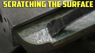 Scraping Begins: Compound Scraping | Lion Lathe Restoration