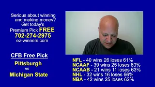 Pittsburgh vs Michigan State 12/30/21 Free NCAAF Picks Predictions Peach bowl