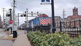 Railfanning Wheaton IL on the changed morning schedule + Metra 90 1/5/2023