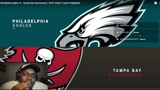 JuJuReacts To Philadelphia Eagles vs. Tampa Bay Buccaneers | 2023 Week 3 Game Highlights | LIVE!!