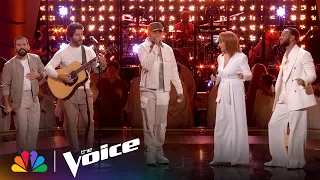 Coaches Chance, Dan + Shay, John and Reba Perform "Put a Little Love In Your Heart" | The Voice