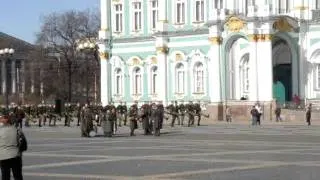 Marching in Palace Square
