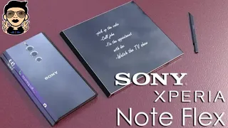 Sony Xperia Note Flex ,the Foldable Smartphone Concept Introduction  || Technical Abbasiji