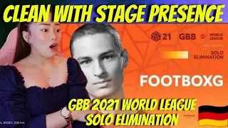 FootboxG 🇧🇪 I GRAND BEATBOX BATTLE 2021: WORLD LEAGUE I Solo Elimination - REACTION VIDEO