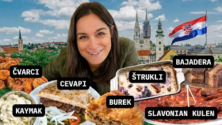 Tasting Croatian classics on a food tour of Zagreb. 🇭🇷