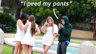 pissing my pants infront of girls