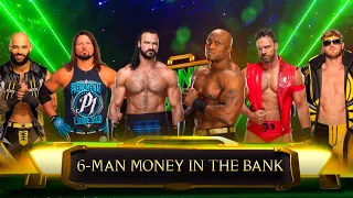 6-Man Money in the Bank Ladder Match! - WWE 2K23