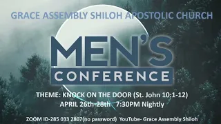 Grace Shiloh Men's Conference Friday Night 4/26/24