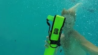 How to use Spare Air emergency scuba tank in pool