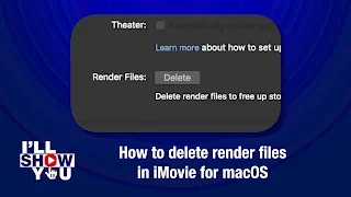 Free up disk space on your Mac: How to delete render files in iMovie for macOS