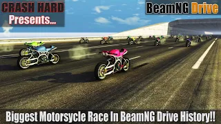 Biggest Motorsycle Race In BeamNG Drive History | BeamNG Drive