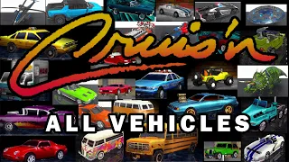 Cruis'n Series: ALL Playable Vehicles