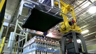 Automated Depalletizing System Uses FANUC Robots for Complex Depalletizing - PASCO