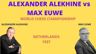 Alexander Alekhine vs Max Euwe || Chess Game Analysis || Chesopedia