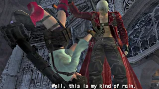 Devil May Cry 3 HD Remaster PS5 - Dante Meets Lady 1st Time Cutscene (4K Ultra HD)