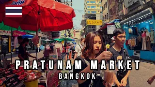 Bangkok's Largest Fake Clothing Market at Pratunam Market 🇹🇭 Thailand