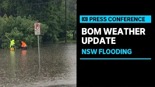 #LIVE: Bureau of Meteorology provides rain and flood update for NSW | ABC News