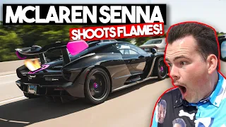 Our MCLAREN SENNA Started Shooting MASSIVE FLAMES