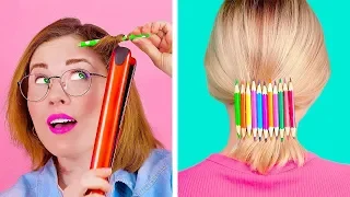 Impresionantes trucos con lápices || Cosas inusuales, pero geniales que puedes hacer con lápices