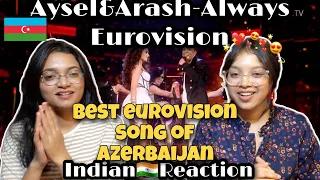 Indian🇮🇳Reaction//Aysel and Arash-Always Eurovision Song Contest 2009 - Grand Final(Eng- Azerbaijan)