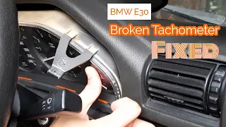 Tachometer Fixed with Cheap Batteries - BMW E30 DIY Project ep15