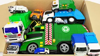 坂道走る『ゴミ収集車』のミニカー！緊急走行テスト！ Slope driving test with minicars of “garbage trucks” run on the slope!