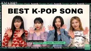 aespa ‘Next Level’ winning ‘Best K-pop Song’ at the 19th Korean Music Awards