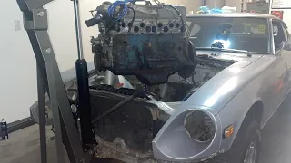 Datsun 240Z Restoration Episode: 3 Pulling the Motor and Getting It On the Stand