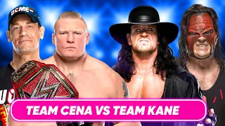 John Cena & Brock Lesnar vs. Kane & The Undertaker (Brothers Of Destruction) - WWE 2024 💯🔥💯