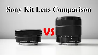 Сравнение китов Sony для APS-C кропов на E-байонете. 18-55mm vs 16-50mm