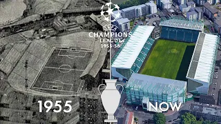 Champions League 1955-56 Stadiums Then & Now