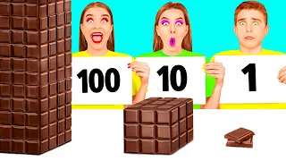 100 Capas de Alimentos Desafío | Desafíos Divertidos por BooBoom Challenge