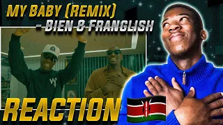 🇰🇪🇳🇬😍 Bien & Franglish - My Baby (Remix) [Feat. Ayra Starr] (Visualiser) | REACTION