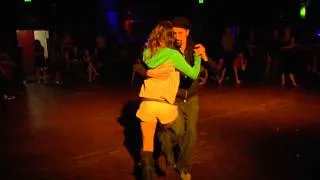 Alex Krebs and Emeh Shonjei dancing to dubstep