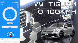 Volkswagen Tiguan R line 0 a 100km/h (0-62MPH) a nivel del mar