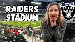 Inside the RAIDERS Allegiant Stadium in LAS VEGAS