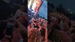 Billie Eilish comes down to the barrier @ Electric Picnic 2019
